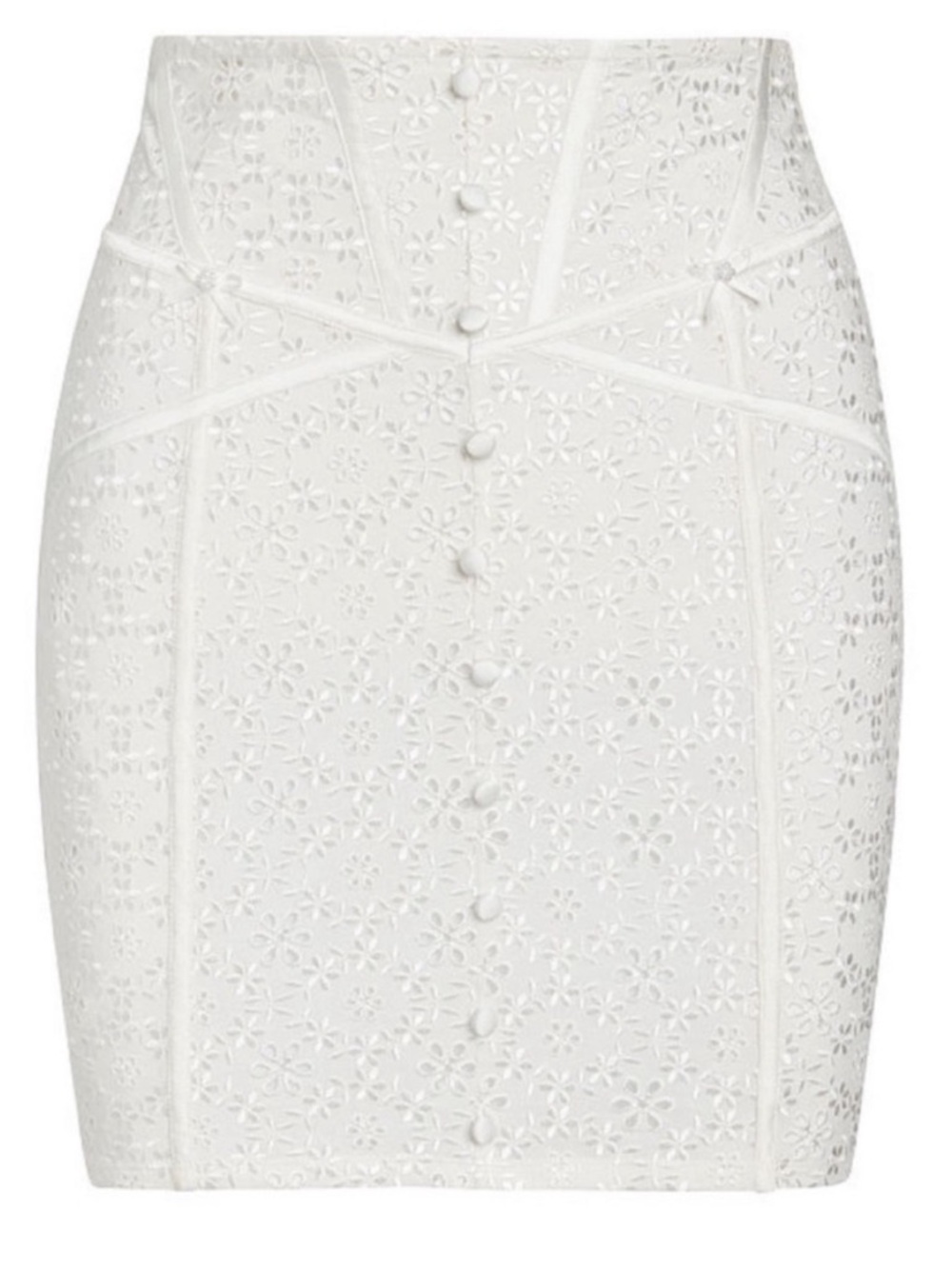 New For Love & Lemons Sophie Eyelet MiniSkirt in Size XL - Picture 16 of 17